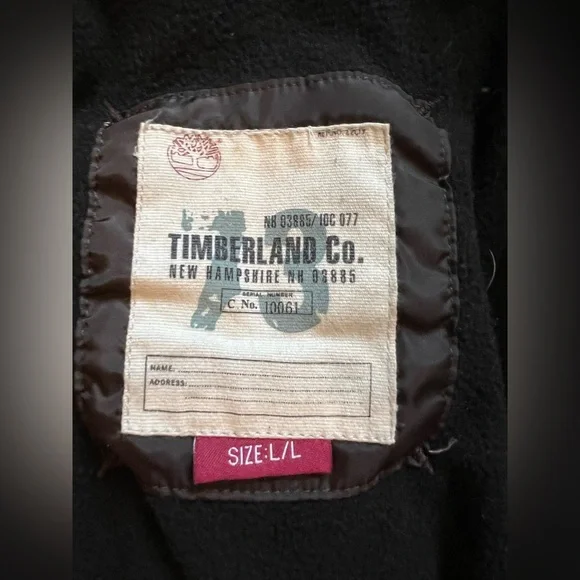 NWT. Timberland Dark Brown Puffer Coat. Sz L. - Picture 12 of 15